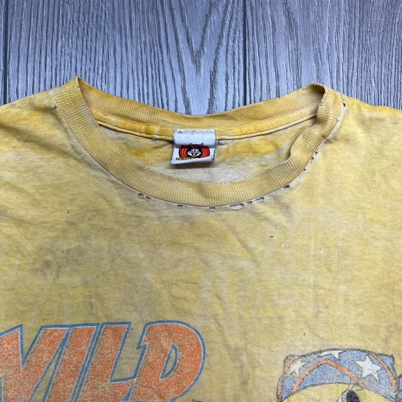 Vintage‎ Tweety Bird Looney Tunes Tie Dye Shirt Medium Tie Dye Distressed - Picture 4 of 10